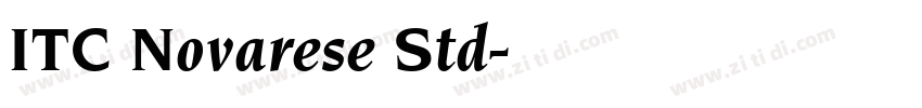 ITC Novarese Std字体转换